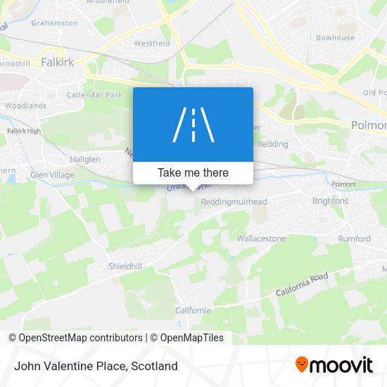 John Valentine Place map