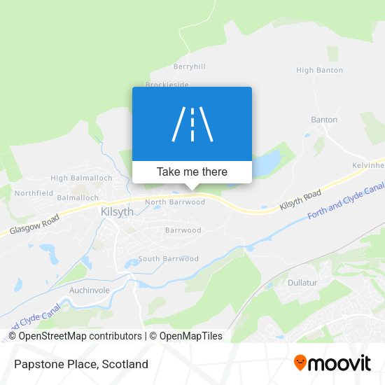 Papstone Place map