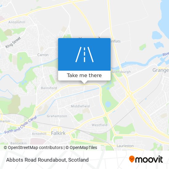 Abbots Road Roundabout map
