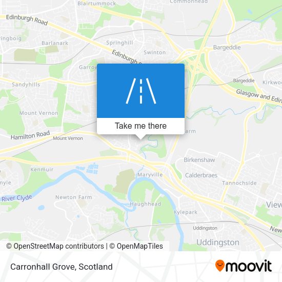 Carronhall Grove map