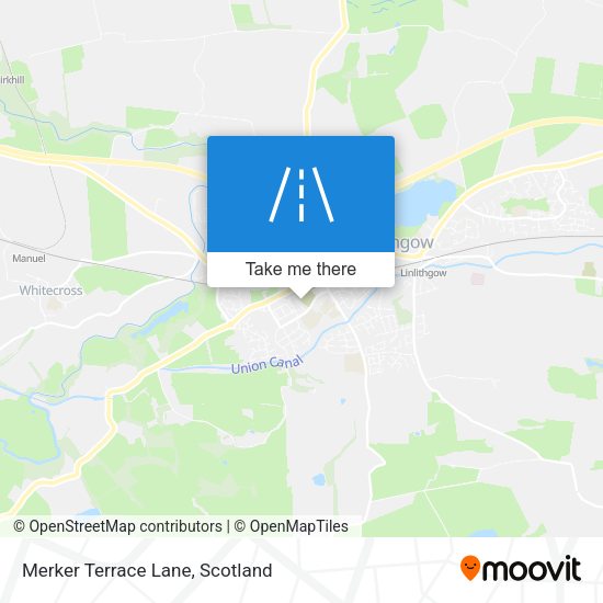 Merker Terrace Lane map