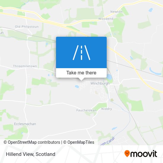 Hillend View map