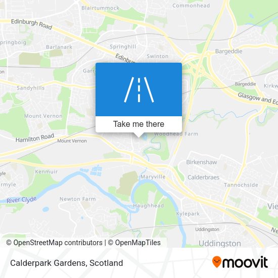 Calderpark Gardens map