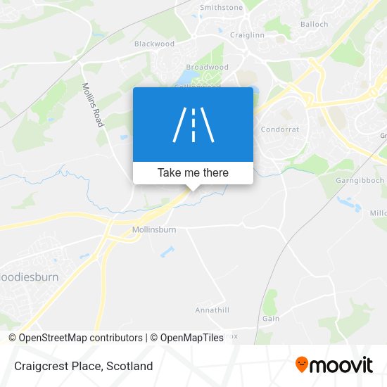 Craigcrest Place map