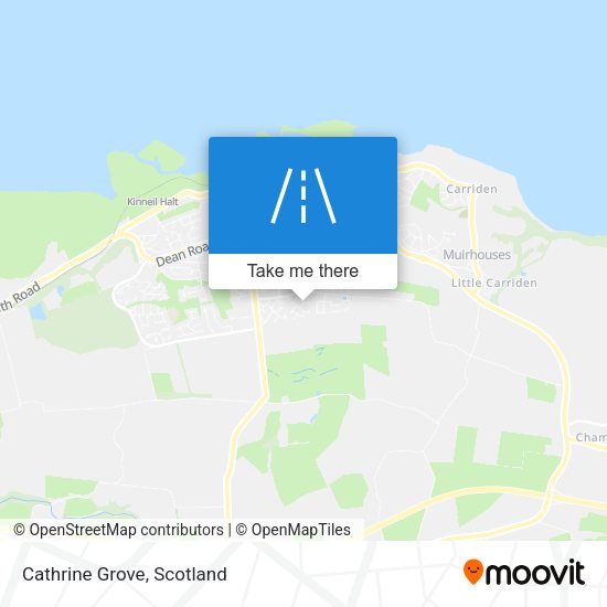 Cathrine Grove map