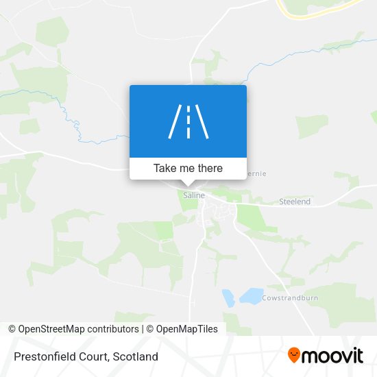 Prestonfield Court map