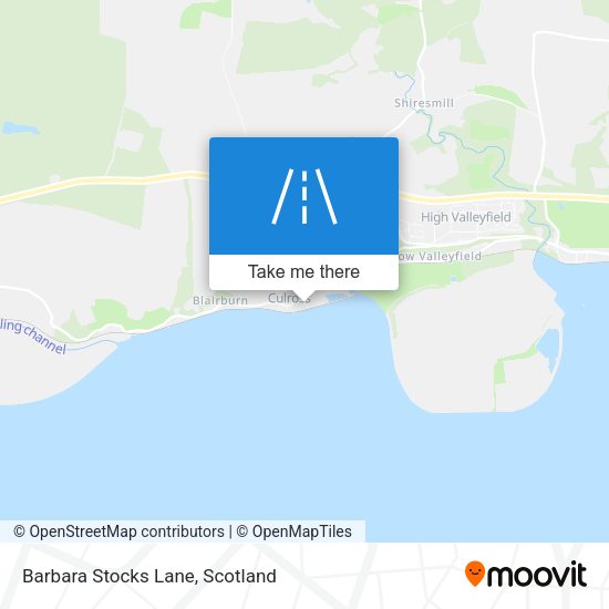 Barbara Stocks Lane map