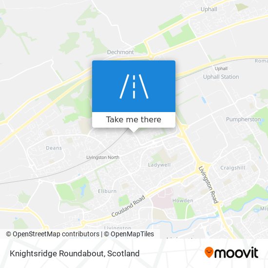 Knightsridge Roundabout map