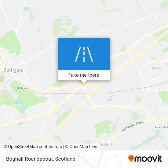 Boghall Roundabout map