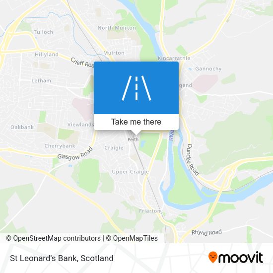 St Leonard's Bank map