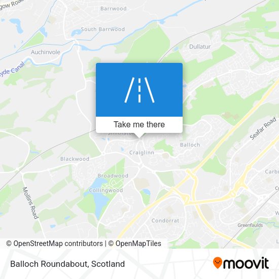 Balloch Roundabout map