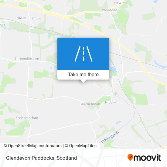 Glendevon Paddocks map