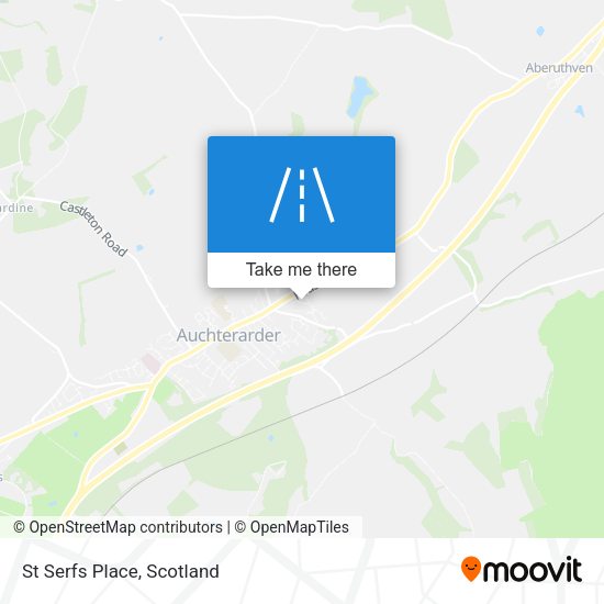 St Serfs Place map