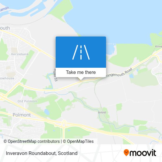 Inveravon Roundabout map