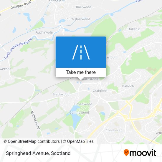 Springhead Avenue map