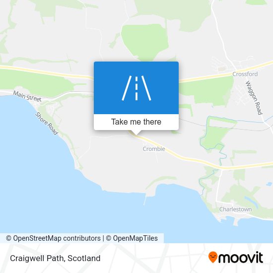Craigwell Path map