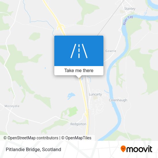 Pitlandie Bridge map