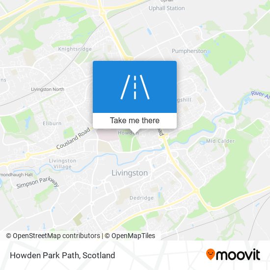 Howden Park Path map