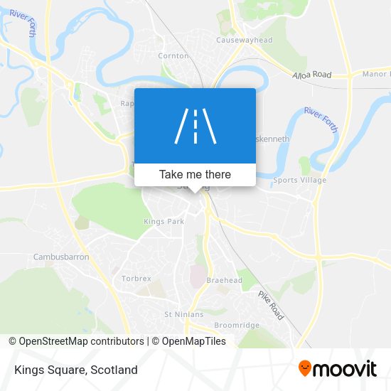 Kings Square map
