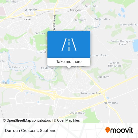 Darroch Crescent map