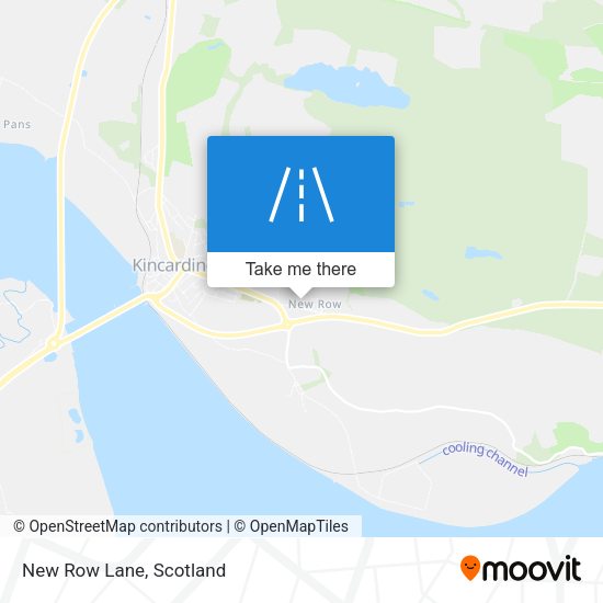 New Row Lane map
