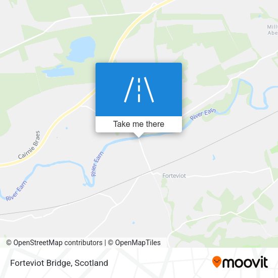Forteviot Bridge map