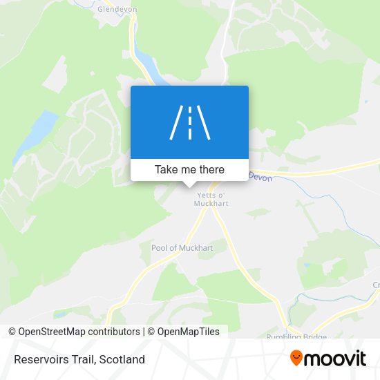 Reservoirs Trail map