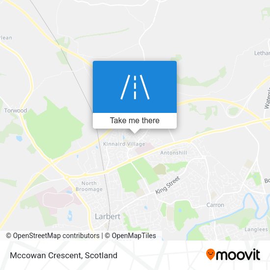 Mccowan Crescent map