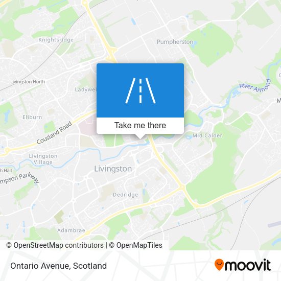 Ontario Avenue map