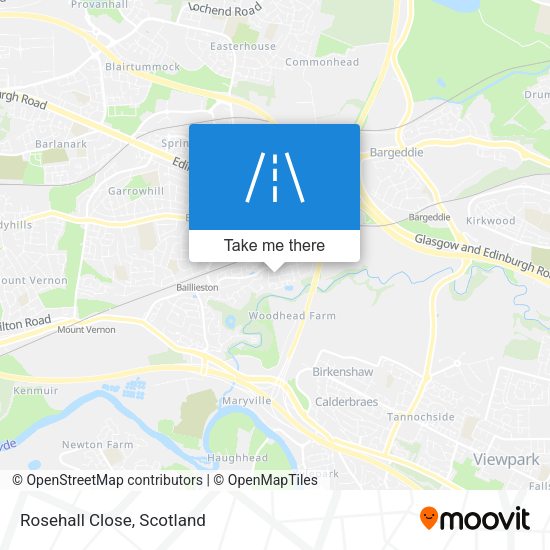 Rosehall Close map