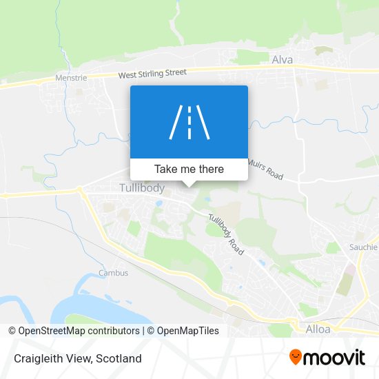 Craigleith View map