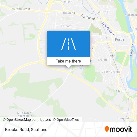 Brocks Road map