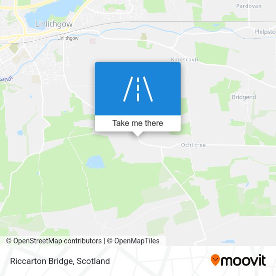 Riccarton Bridge map