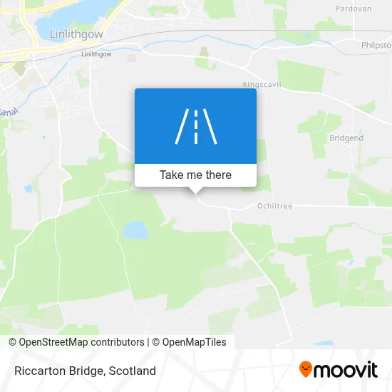 Riccarton Bridge map