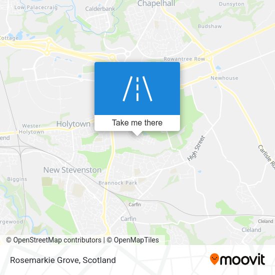 Rosemarkie Grove map