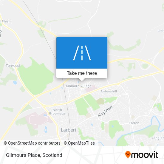 Gilmours Place map