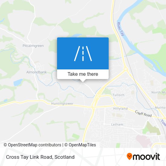 Cross Tay Link Road map