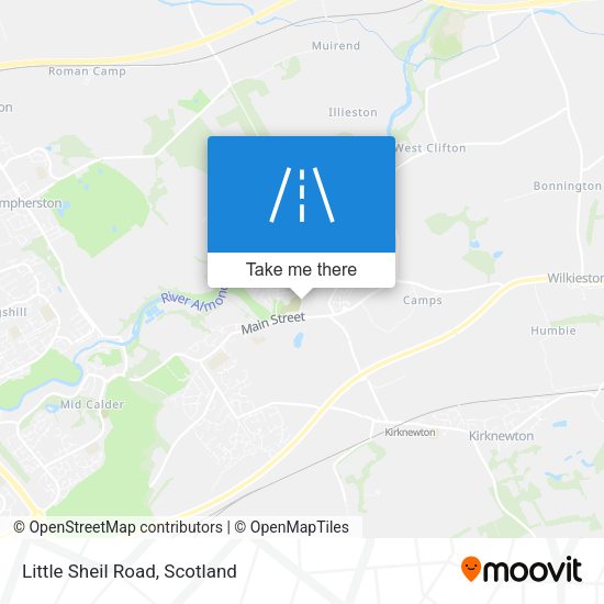 Little Sheil Road map