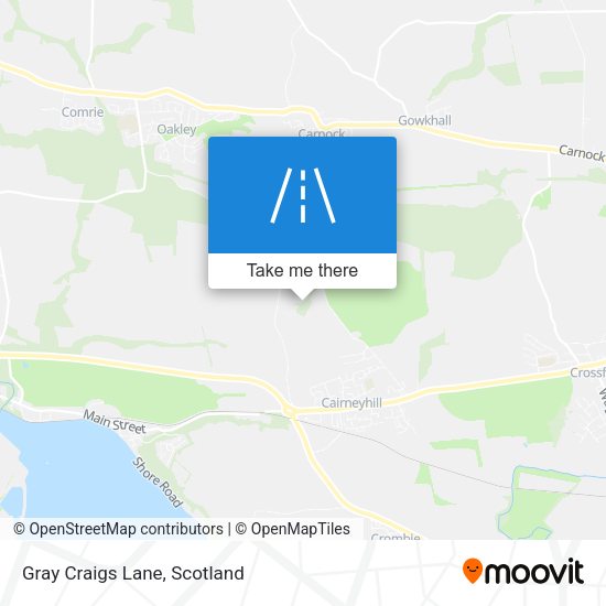 Gray Craigs Lane map