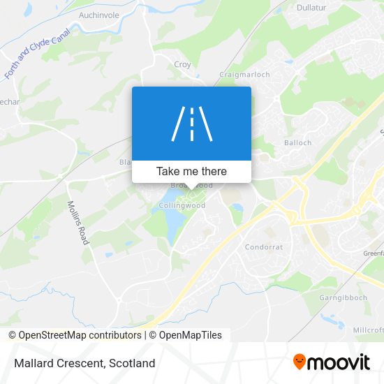 Mallard Crescent map