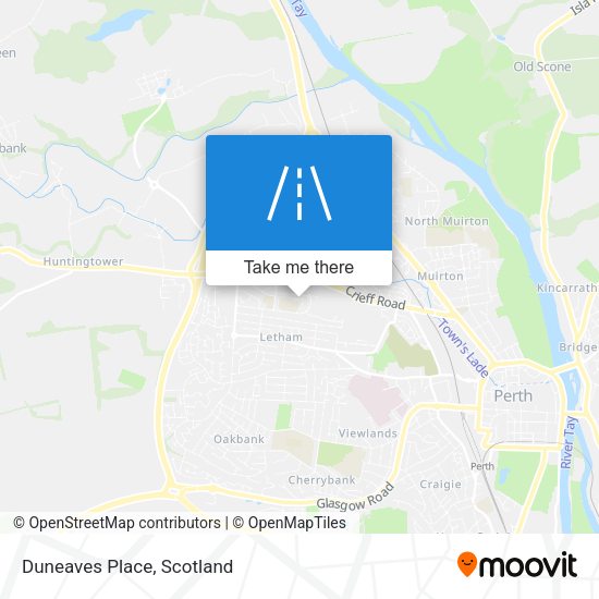 Duneaves Place map