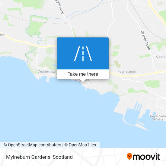 Mylneburn Gardens map