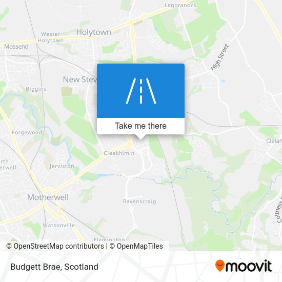 Budgett Brae map