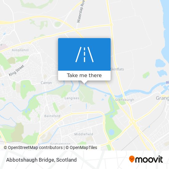 Abbotshaugh Bridge map
