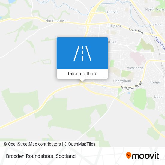 Broxden Roundabout map