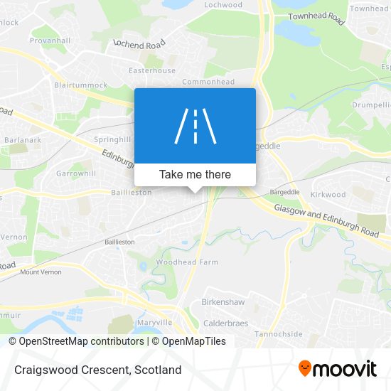 Craigswood Crescent map