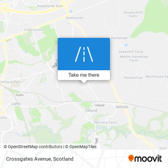 Crossgates Avenue map