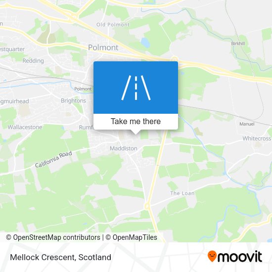 Mellock Crescent map