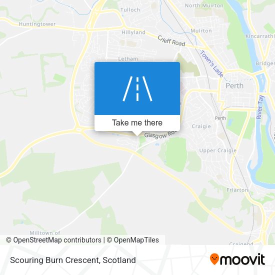 Scouring Burn Crescent map