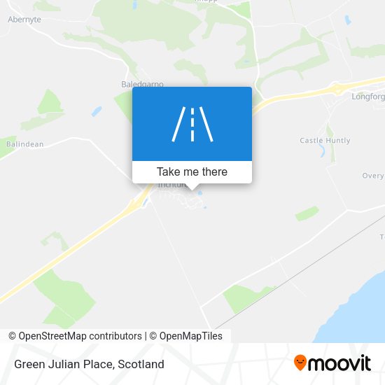 Green Julian Place map